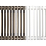 Charleston Retrofit umožňuje jednoduchou náhradu litinového radiátoru nebo výměnu starého radiátoru za nový. Prvotřídní výrobky jsou k dispozici v pestré škále barev a provedení.