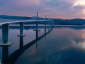 Osvětlení pro nový most Pelješac v Chorvatsku, foto ZG Lighting Czech Republic