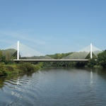 Zvěšený most přes Labe zdroj: ČKAIT