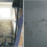 Příklad poškození suterénních stěn zemní vlhkostí  Zdroj: autor příspěvku