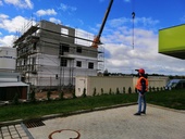 Výstavba bytových domů v ulici V Cestkách - Mnichovo Hradiště, technologie Dennert