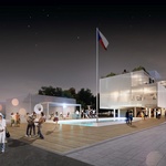 Vizualizace českého pavilonu na EXPO 2015 Miláno Zdroj: kancelář EXPO 2025