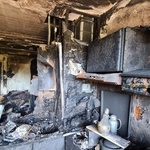Obr. 9 Následky požiaru v najviac poškodenom byte. Zdroj: TZB-info