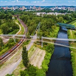 Lávka a cyklo-propojení Dolní oblasti Vítkovice s centrem Ostravy. Foto: Organizátor soutěže Cena Inženýrské komory ČKAIT