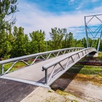 Lávka a cyklo-propojení Dolní oblasti Vítkovice s centrem Ostravy. Foto: Organizátor soutěže Cena Inženýrské komory ČKAIT