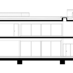 Řez podélný. Zdroj: STUDIO QARTA ARCHITEKTURA