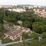 Pohled letecký. Foto: Alex Shoots Buildings a Pavel Barták