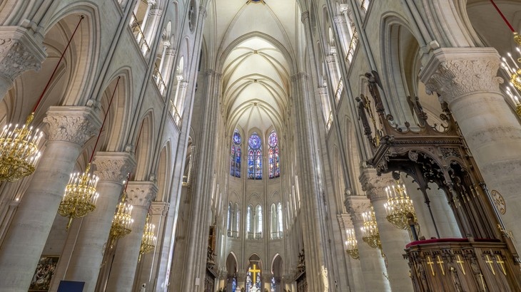 Foto: © Julio Piatti/Cathédrale Notre-Dame de Paris. Zdroj: Zumtobel Group