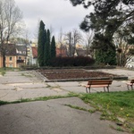 Místo po zbořeném kostelu. Foto: David Pluhař