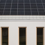 Jižní fasáda, detail. Foto: Petr Polák