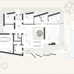 Půdorys 1.NP. Zdroj: STUDIO BEEF ARCHITEKTI