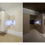 Detaily mobiliáře, vpravo převrácený obraz. Foto: Studio Flusser