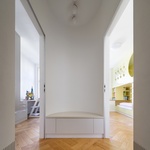 Výklenek v chodbě mezi dětskými pokoji. Foto: Studio Flusser