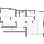 Půdorys nového stavu. Zdroj: STUDIO NO ARCHITECTS