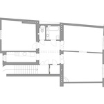 Půdorys původního stavu. Zdroj: STUDIO NO ARCHITECTS