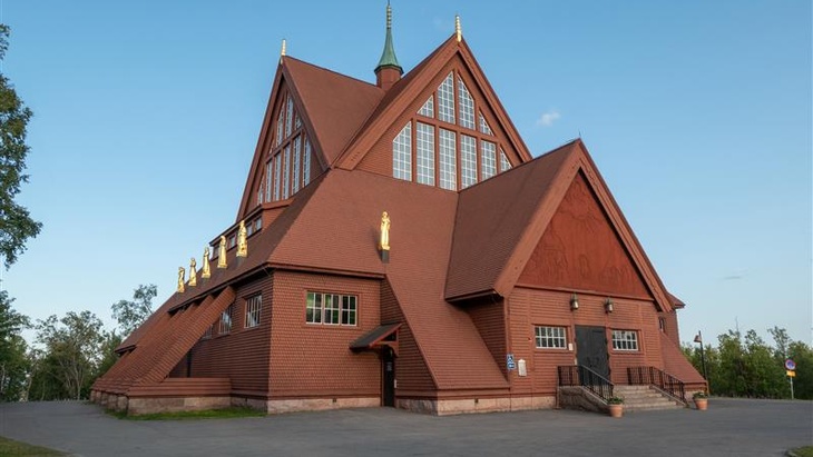 Kostel v Kiruně - archivní snímek - zdroj AdobeStock, leiing