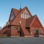 Kostel v Kiruně – Švédsko. Zdroj: Adobestock – Leiing