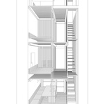Třikrát tři metry v základu. Na chorvatském Cres vystavěl dům jako maják. Zdroj: OFIS Architects