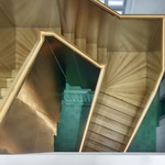 Detail schodišťového tělesa. Foto: Filip Šlapal