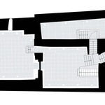 Půdorys 1.PP. Zdroj: STUDIO ATELIER ŠTĚPÁN