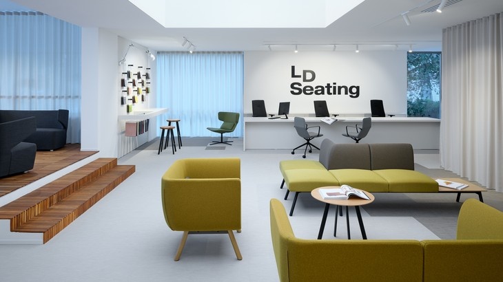 Pražský showroom LD Seating – přijďte si užít prémiový nábytek. Zdroj: LD Seating