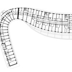 Půdorys 2.NP. Zdroj: STUDIO ARCHITEKTI DRNH