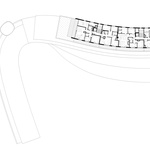 Půdorys 7.NP. Zdroj: STUDIO ARCHITEKTI DRNH