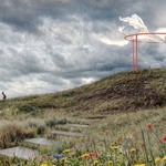 Obřadní místo s výhledem na krajinu (Archiv Blanky Solár) Obřadní místo s výhledem na krajinu (Archiv Blanky Solár)