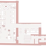 Půdorys řešení. Zdroj: STUDIO MARKÉTA BROMOVÁ ARCHITEKTI