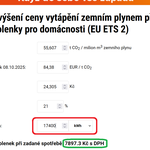 Obr. 2 Konkrétní příklad zdražení zemního plynu pro domácnost. Zdroj: TZBinfo.cz Obr. 2 Konkrétní příklad zdražení zemního plynu pro domácnost. Zdroj: TZBinfo.cz