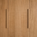 Vestavěné skříně, detail kliky. Foto: Martin Čeněk