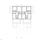 Půdorys podkroví. Zdroj: STUDIO MARTIN CENEK ARCHITECTURE