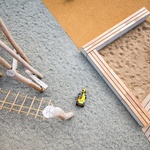 Pohled na hřiště shora. Foto: Pavel Barták Pohled na hřiště shora. Foto: Pavel Barták