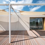 Střešní prostory s plachtami. Foto: Pavel Barták Střešní prostory s plachtami. Foto: Pavel Barták