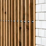 Detail fasády. Foto: Pavel Barták Detail fasády. Foto: Pavel Barták