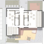 Půdorys 1.NP. Zdroj: STUDIO ČTYŘSTĚN Půdorys 1.NP. Zdroj: STUDIO ČTYŘSTĚN