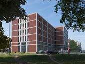 Nová budova zlínského kampusu. Zdroj: Metrostav Nová budova zlínského kampusu. Zdroj: Metrostav