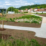 Kategorie sídla, Propojení obce Židlochovice s parkem. Zdroj: Adapterra Awards 2025