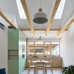 Centrální místnost bytu v patře. Foto: Radek Úlehla Centrální místnost bytu v patře. Foto: Radek Úlehla