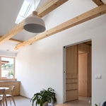 Centrální místnost bytu v patře. Foto: Radek Úlehla Centrální místnost bytu v patře. Foto: Radek Úlehla