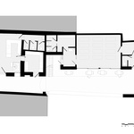 Půdorys 1.NP. Zdroj: STUDIO MATĚJ ŠEBEK ARCHITEKTI Půdorys 1.NP. Zdroj: STUDIO MATĚJ ŠEBEK ARCHITEKTI