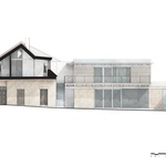 Řezopohled. Zdroj: STUDIO MATĚJ ŠEBEK ARCHITEKTI Řezopohled. Zdroj: STUDIO MATĚJ ŠEBEK ARCHITEKTI