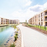 Rezidenční projekty většího rozsahu, 3. místo: Rezidence Na Mariánské cestě. Zdroj: DOMOPLAN Rezidenční projekty většího rozsahu, 3. místo: Rezidence Na Mariánské cestě. Zdroj: DOMOPLAN