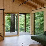 Východ na terasu k sauně. Foto: Radek Úlehla Východ na terasu k sauně. Foto: Radek Úlehla