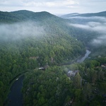 Letecký pohled od jihovýchodu. Foto: Radek Úlehla Letecký pohled od jihovýchodu. Foto: Radek Úlehla