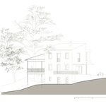 Pohled jihozápadní. Zdroj: Studio päivä architekti Pohled jihozápadní. Zdroj: Studio päivä architekti