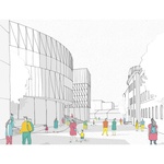 Skica objektů. Zdroj: STUDIO CHYBIK + KRISTOF Skica objektů. Zdroj: STUDIO CHYBIK + KRISTOF