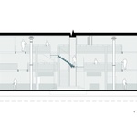 Podélný řez. Zdroj: STUDIO 20–20–ARCHITEKTI Podélný řez. Zdroj: STUDIO 20–20–ARCHITEKTI