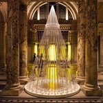 Vánoční stromek, který v zimních zahradách narostl do krásy. Zdroj: Studio Roso