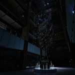 Minimalistická a přesto WOW vánoční instalace z Japonska. Foto: Daisuke Ohki